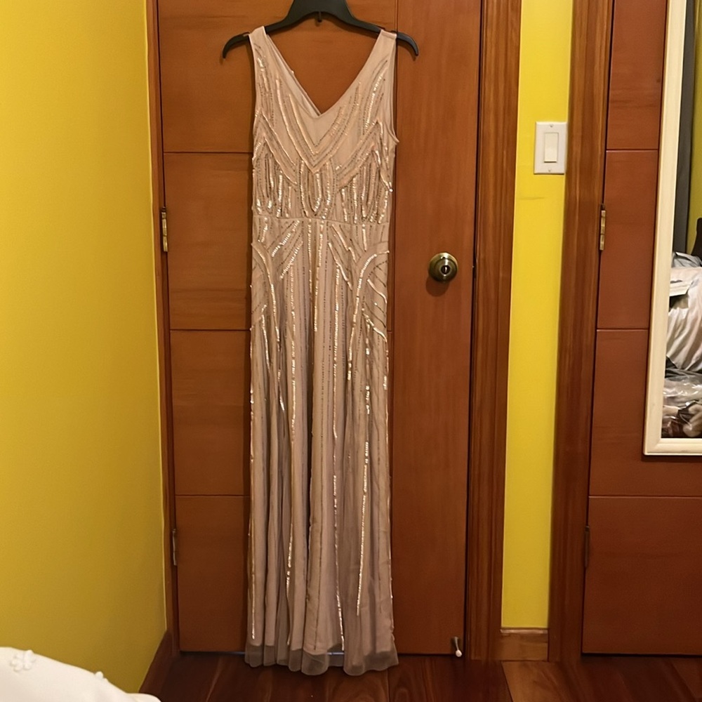 NWOT Pink maxi sequined dress - Picture 4 of 4